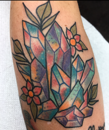 Explore marine corps sleeve tattoo ideas, creative tattoo ideas in Atlanta, available at Big Cat Tattoo