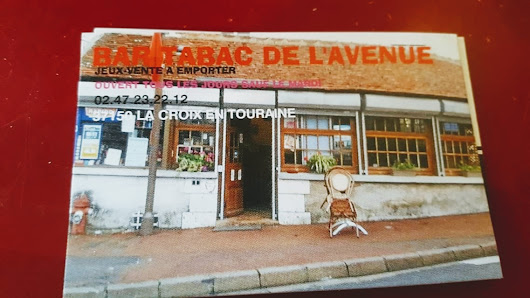 Bar/ tabac de L'Avenue 1 Av. du Colonel Soufflet, 37150 La Croix-en-Touraine
