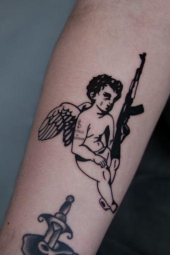 Find robot tattoo ideas for your next unique tattoo in Los Angeles at Ethos Art Haus Tattoo