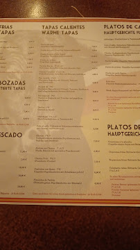 La Bodega Espanola à Weinheim menu