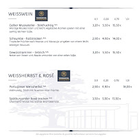 Lounge im Weinkontor à Edenkoben menu