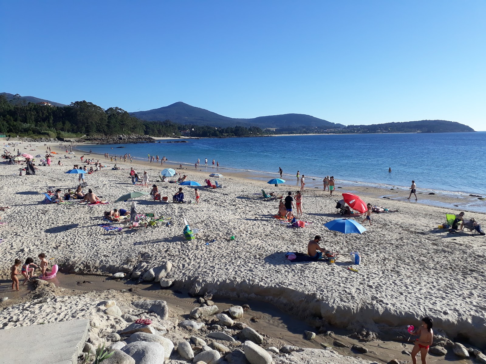 Foto di Coira beach con costa lunga e dritta