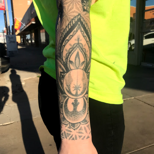 Explore ladies neck tattoo ideas, creative tattoo ideas in San Angelo, available at Good Vibes Only Tattoo Studio