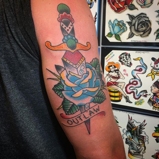 Explore wolf pack tattoo ideas, creative tattoo ideas in Jacksonville, available at American Tattoo Society of Jacksonville