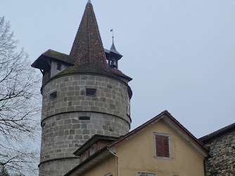 The clock tower of Saint Anna monastery