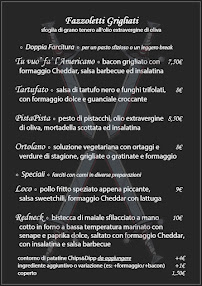 Menu du Quattro de Spade à Rome