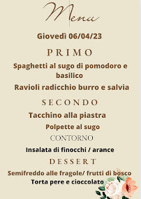 Carte du Soqquadro Bar à Verrone