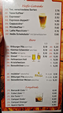 Restaurant de grillades à l'américaine Peja Encastillo Steakhaus à Burg bei Magdeburg (le menu)