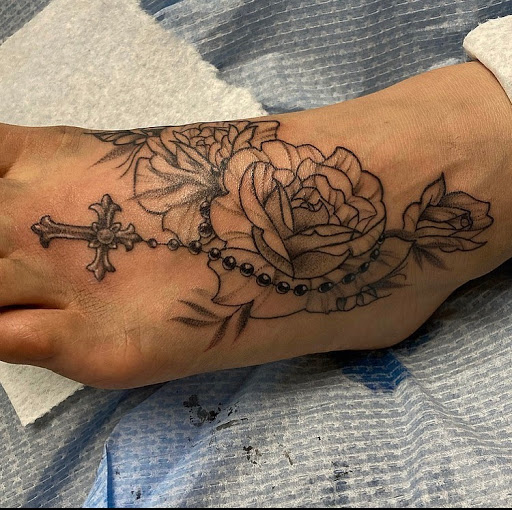 Explore cowboy bebop tattoo ideas, creative tattoo ideas in Columbus, available at Amenti Tattoo Studio. LLC (Appointment Only)