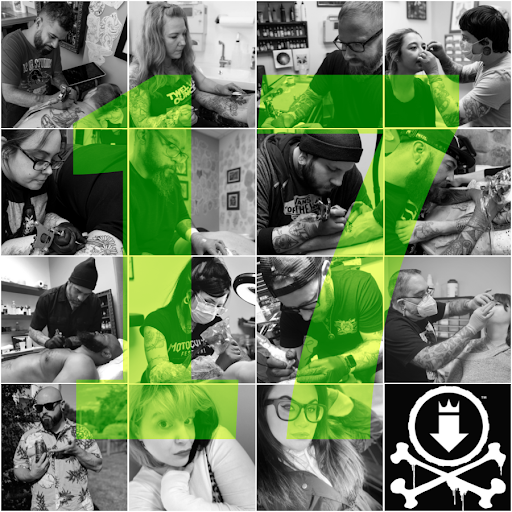 Explore floral tattoo cover up ideas, creative tattoo ideas in Gloucester City, available at 12 oz. Studios Tattoos and Piercing Brooklawn