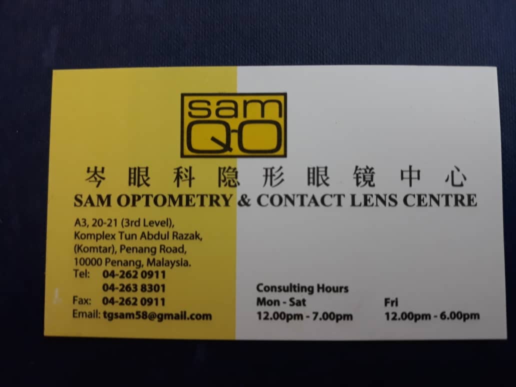 Sam Optometry & Contact Lens Centre