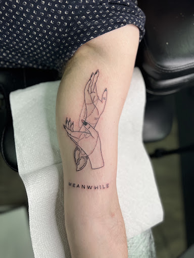 Explore ring finger tattoo ideas, creative tattoo ideas in Schaumburg, available at Urban Rebels Ink