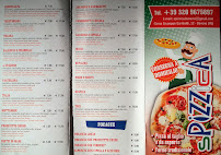 Spizzica à Baveno menu