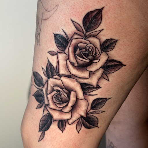 Explore harmony tattoo ideas, creative tattoo ideas in Dothan, available at Dinosaur Tattoo Company