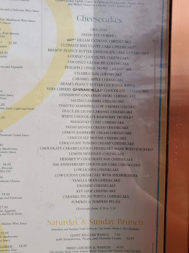 Restaurant «The Cheesecake Factory», reviews and photos, 1800 Galleria Blvd, Franklin, TN 37067, USA