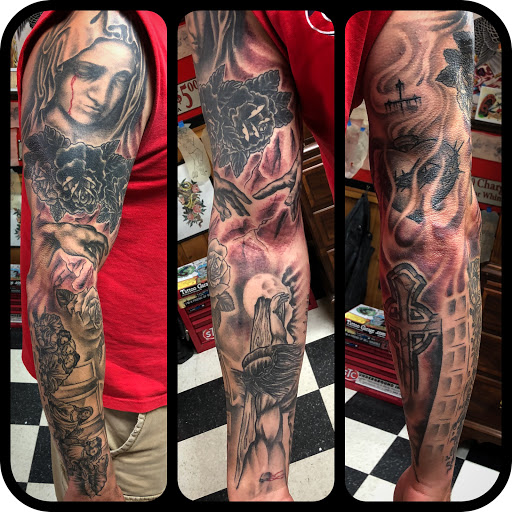 Explore lovers tattoo ideas, creative tattoo ideas in Black River Falls, available at Black River Tattoo