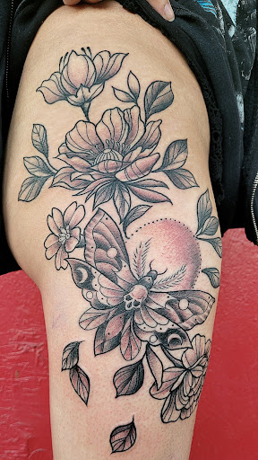 Explore ballerina tattoo ideas, creative tattoo ideas in Lafayette, available at Be True Tattoo and Piercing