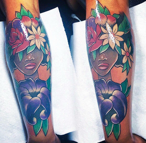 Explore blackbeard tattoo ideas, creative tattoo ideas in Peoria, available at InkCapital Tattoos