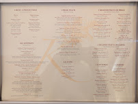 Menu du Ristorante Kentia al Trappitu à Cefalù