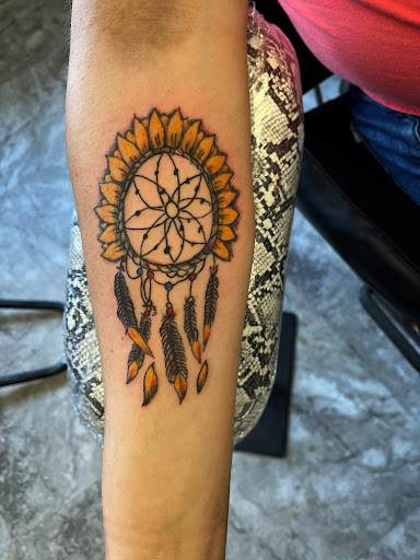 Explore beautiful disaster tattoo ideas, creative tattoo ideas in Seymour, available at American Gypsy Tattoo Corp.