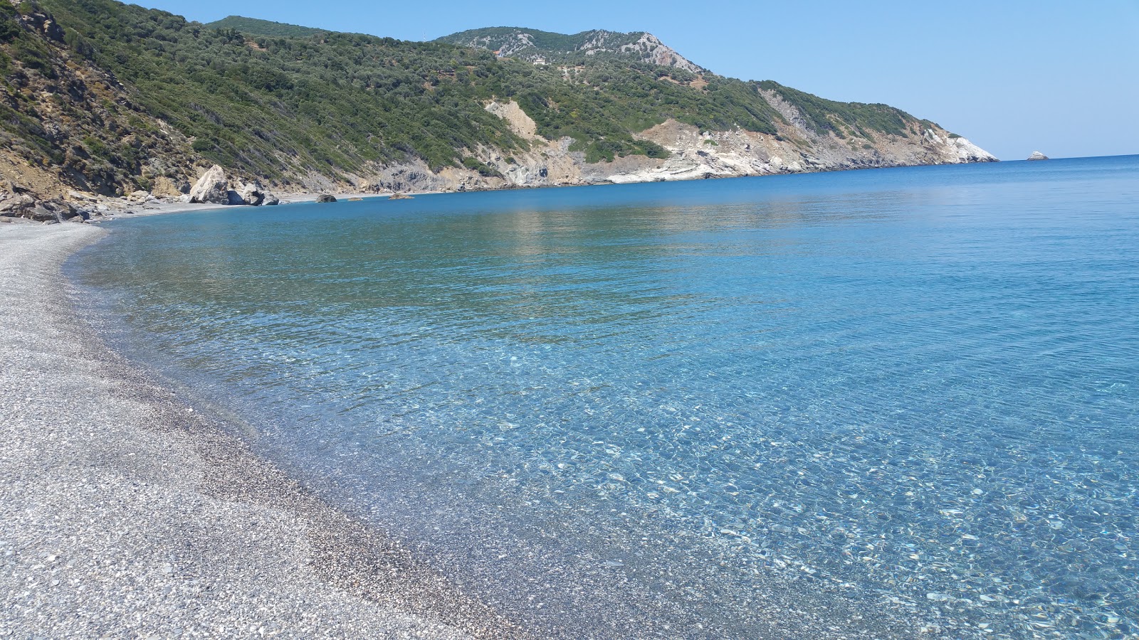 Zdjęcie Megas Gialos beach położony w naturalnym obszarze