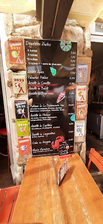 Restaurant de fruits de mer Le Bistrot de la Poissonnerie à Le Croisic (la carte)