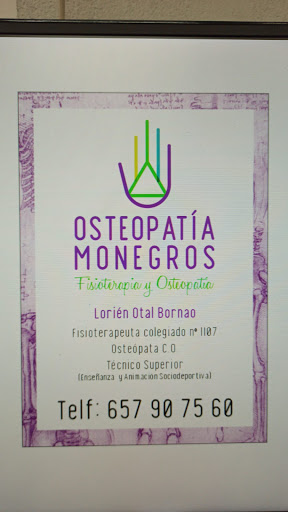 Osteopatía Monegros en Sariñena, Huesca
