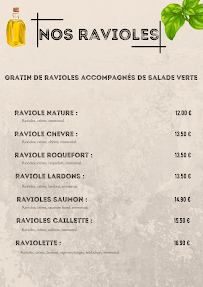 Menu / carte de Brasserie Les Galets à Mauves