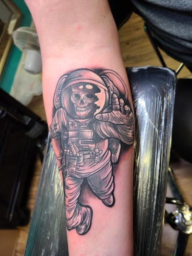 Explore silverback gorilla tattoo ideas, creative tattoo ideas in Jackson, available at Inkk Culture Tattoo