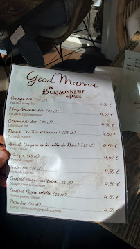 Restaurant brunch Good Mama à Saint-Cyr-sur-Mer (la carte)