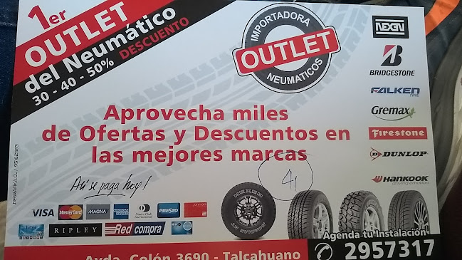 Outlet neumáticos Bridgestone Lubrisur - Talcahuano