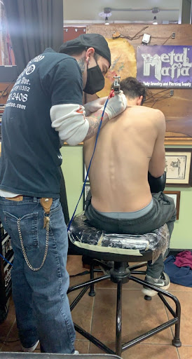 Explore patriotic sleeve tattoo ideas, creative tattoo ideas in West Hempstead, available at Sparrow Tattoo Inc