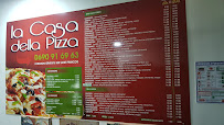 La casa della pizza à Saint Francois carte