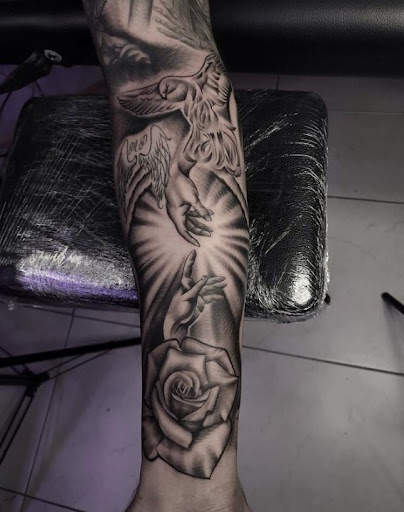 Explore unique tattoo ideas male, creative tattoo ideas in Wichita Falls, available at Firme Copias Tattoo shop