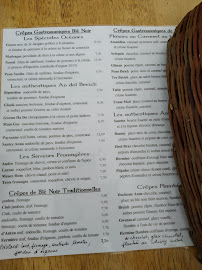 Menu / carte de Crêperie An Dol Breizh Audierne à Audierne