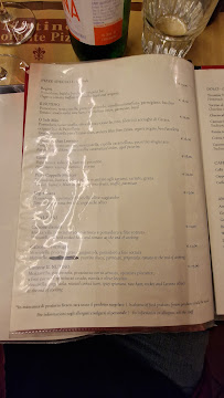 Il Nutino à Florence menu