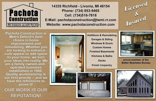 Construction Company «Pachota Construction, LLC», reviews and photos, 33790 Capitol St, Livonia, MI 48150, USA