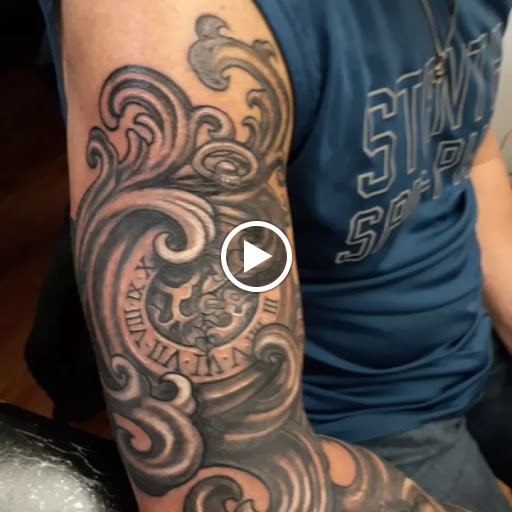 Explore semicolon butterfly tattoo ideas, creative tattoo ideas in New Brunswick, available at Art & Tattoo Emporium