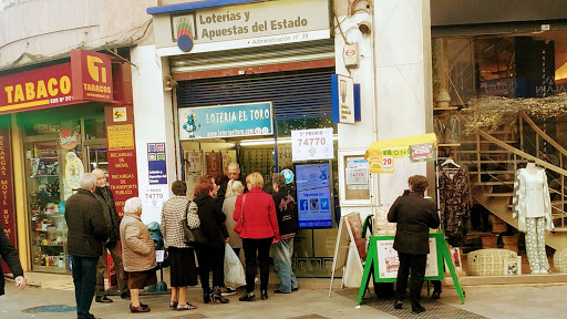 Administración de Lotería el Toro, Valencia. Jugar a loteria online. Josep Manuel Iborra en Valencia