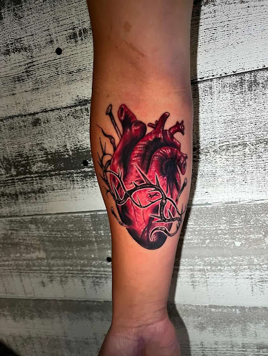 Explore inner arm cover up tattoo ideas, creative tattoo ideas in Modesto, available at Dying Art Tattoo