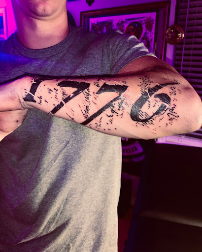 Explore led zeppelin tattoo ideas, creative tattoo ideas in Gautier, available at Voodoo Tattoo