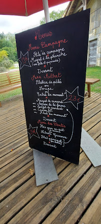 Auberge Les Contes d'Albret à Nérac menu