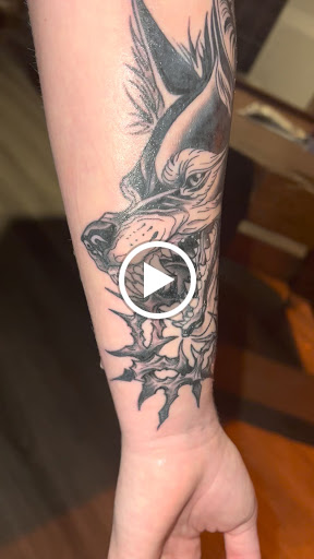 Explore tattoos on the thigh ideas, creative tattoo ideas in Dickson, available at Lotus Tattoo Studio