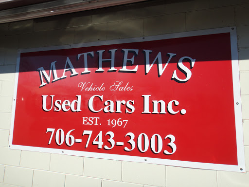 Used Car Dealer «Mathews Used Cars», reviews and photos, 840 Athens Rd, Crawford, GA 30630, USA