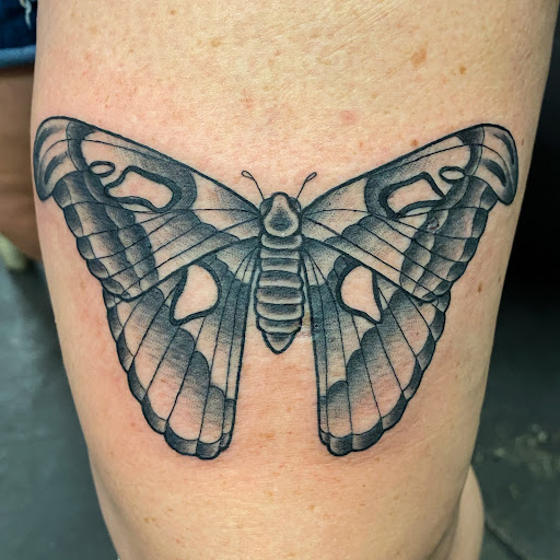 Explore smurf tattoo ideas, creative tattoo ideas in Raleigh, available at Raleigh Tattoo Company