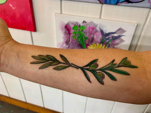 Explore schnauzer tattoo ideas, creative tattoo ideas in Russellville, available at All Is Well Tattoo and Art Studio