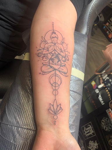 Explore sealife tattoo ideas, creative tattoo ideas in Hoschton, available at The Golden Mantis Tattoo & Piercing