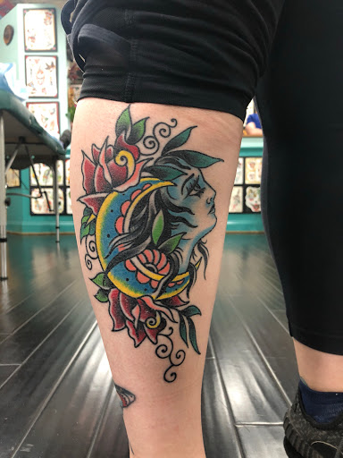 Explore american flag tattoos ideas, creative tattoo ideas in Jackson, available at Electric Dagger