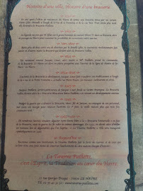La Taverne Paillette à Le Havre menu