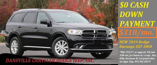 Chrysler Dealer «Dansville Chrysler Dodge Jeep», reviews and photos, 149 Franklin St, Dansville, NY 14437, USA